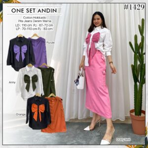 ONE SET ANDIN ORI KLIK ORDER UNTUK PILIHAN WARNA