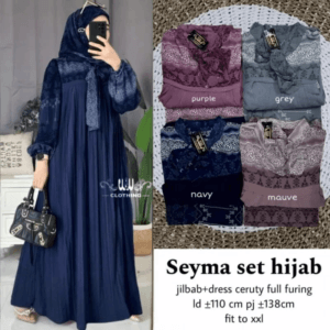 RESTOK Seyma Set By AISHAA – Navy