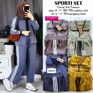 SPORTY SET BY AISHAA – DENIM