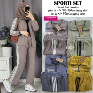 SPORTY SET BY AISHAA – TAUPE