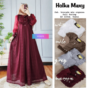 Holka Maxy Brocade by Aishaa – colour marun