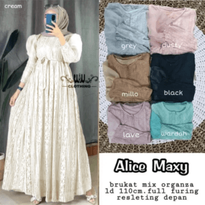 SALE ALICE MAXY BY AISHAA – CREAM