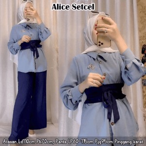 SALE ALICE SETCEL CRINKLE BY AISHAA – DENIM/NAVY