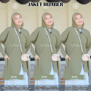 Jaket Hijaber by Aishaa – Sage Green