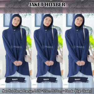 Jaket Hijaber By Aishaa – Navy