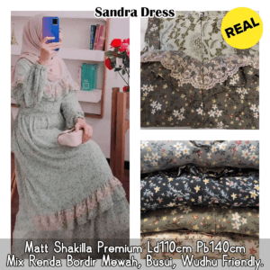 SANDRA DRESS BY AISHAA – ARMY GREEN