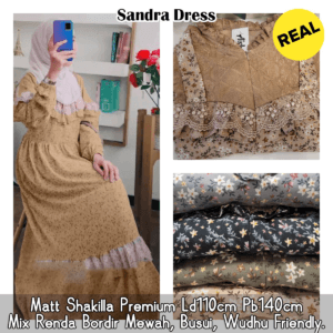 SANDRA DRESS BY AISHAA – MOCCA