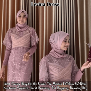 Promo Cuci Gudang LEVINA DRESS BY AISHAA – DUSTYLAVE