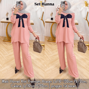 HANNA SET JUMBO – BY AISHAA – DUSTY PINK