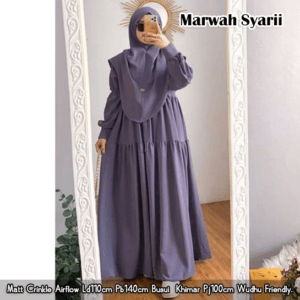 MARWAH SYARII BY HAMMADA – COLOUR ASHGREY