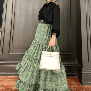 SET ROK MACAN TUTUL FREE BELT BY AISHAA – GREEN