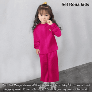 SET RONA KIDS KNIT MANGO – FANTA