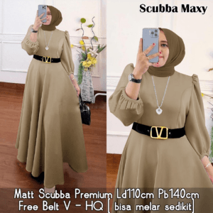 DRESS SCUBBA – MOCCA