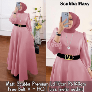 DRESS SCUBBA – DUSTY PINK