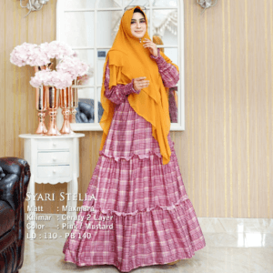 SALE STELLA SYARII BY SHR – PINK/MUSTARD