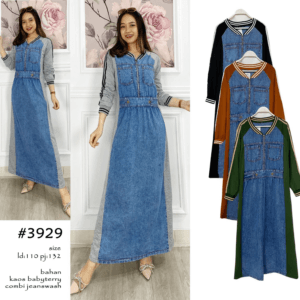 3929 SPORTY JEANS DRESS