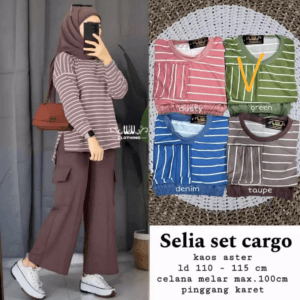 SELIA SET CARGO – LABEL ZARA – TAUPE