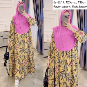 GAMIS BERGO SET HIJAB ES-261