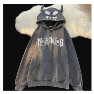 NEVERHOOD JAKET HOODIE – DARK GREY