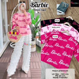 SWEATER RAJUT BARBIES ANNIKA – JUMBO-PINK