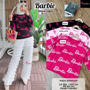 SWEATER RAJUT BARBIES ANNIKA – JUMBO-BLACK