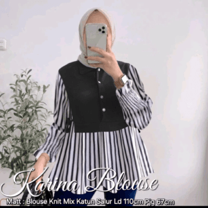 KARINA BLUOSE – BLACK