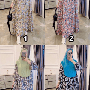 GAMIS BERGO SET HIJAB ES-257