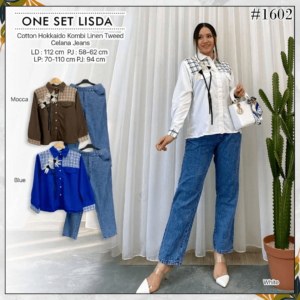 ONE SET LISDA – ADA 3 PILIHAN WARNA