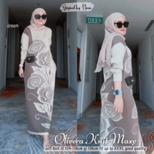 RESTOK OLIVERA KNIT MAXY BY ZARA WOMEN ORI IMPORT BANGKOK – CREAM