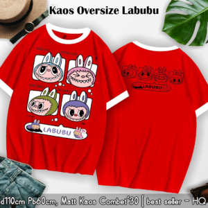 KAOS OVERSIZE LABUBU ORI