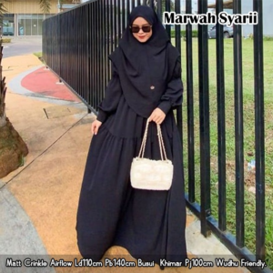 MARWAH SYARII BY HAMMADA – COLOUR BLACK