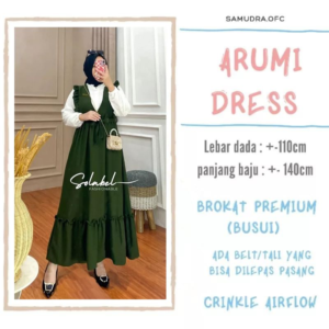 SALE ARUMI DRESS BY FAREL FREE BROSS – ARMY