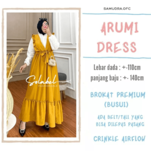 SALE ARUMI DRESS BY FAREL FREE BROSS – MUSTARD