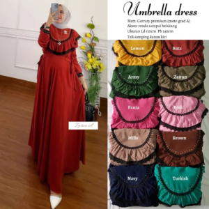 SALE UMBRELLA DRESS MOTE BY HAMMADA – BATA