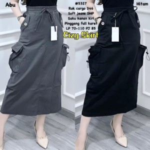 CIZY SKIRT STRECT DARK GRAY