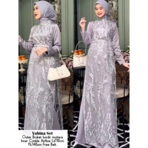 Promo Cuci Gudang VABINA SET OUTER BY FARASHA – GREY