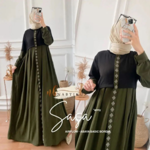 SASA MAXY BORDIR BY FARASHA – ARMY