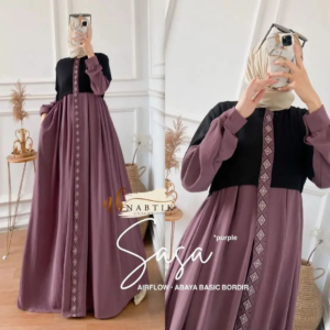 SASA MAXY BORDIR BY FARASHA – PURPLE