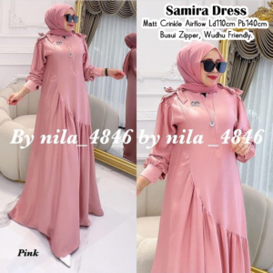 SAMIRA DRESS BY HAMMADA – DUSTY