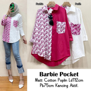 12220 BARBIE POCKET SATU – WHITE