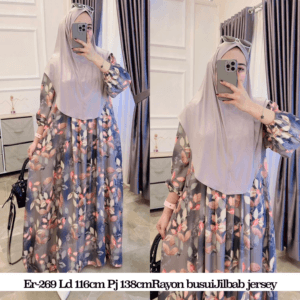 GAMIS BERGO SET HIJAB ER-269