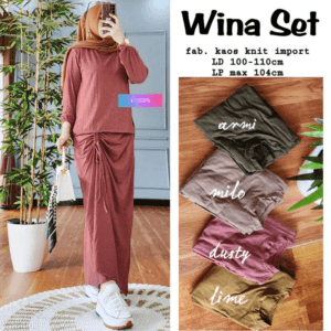 WINA SET BY J&S – MANGO KNIT – DUSTY