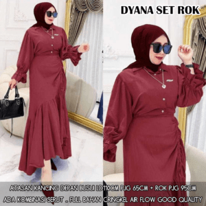 DYANA SET ROK EDISI RESTOK – MARUN